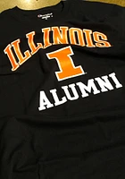 Champion Illinois Fighting Illini Navy Blue Alumni Short Sleeve T Shirt