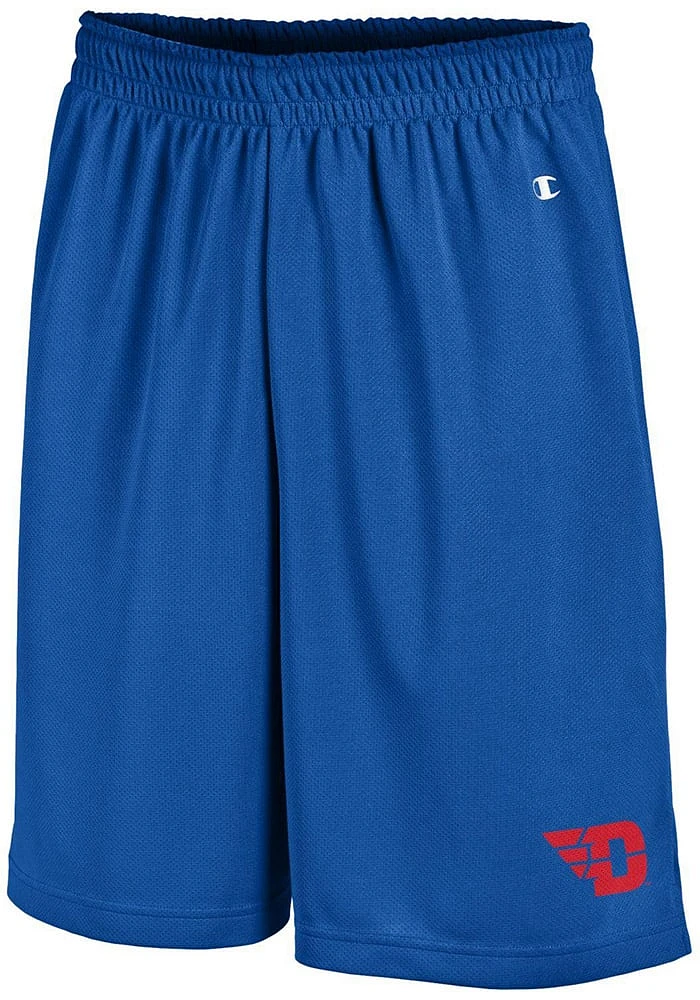 Champion Dayton Flyers Mens Blue Mesh Shorts