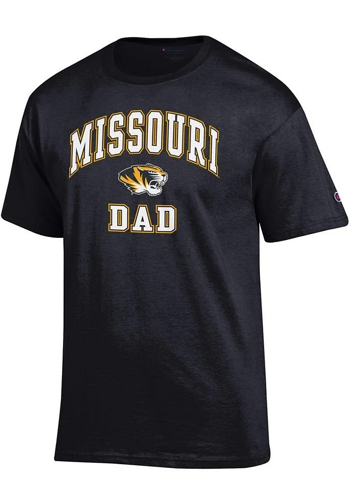 Champion Missouri Tigers Black Dad Short Sleeve T Shirt