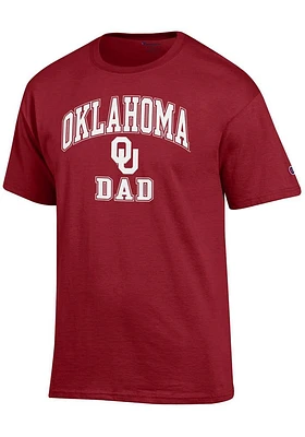 Champion Oklahoma Sooners Crimson Dad Style Short Sleeve T Shirt