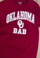 Champion Oklahoma Sooners Crimson Dad Style Short Sleeve T Shirt