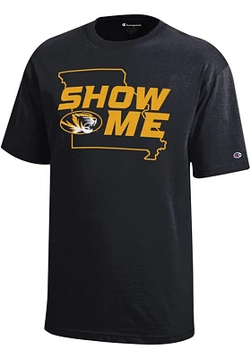 Champion Missouri Tigers Show Me State Outline Short Sleeve T Shirt