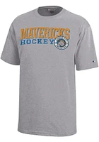 Champion Kansas City Mavericks Youth Grey Circle Short Sleeve T-Shirt