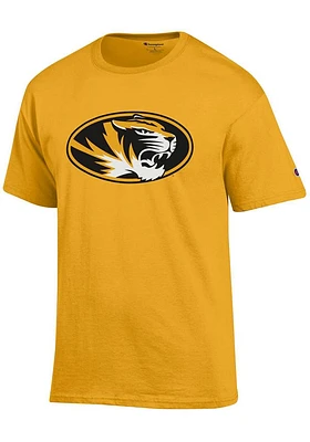 Champion Missouri Tigers Gold Primary Logo Short Sleeve T Shirt