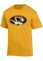 Champion Missouri Tigers Gold Primary Logo Short Sleeve T Shirt
