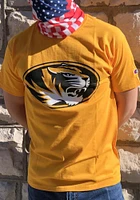 Champion Missouri Tigers Gold Primary Logo Short Sleeve T Shirt