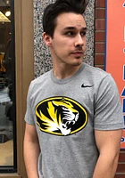 Champion Missouri Tigers Grey Primary Logo Short Sleeve T Shirt
