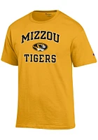 Champion Missouri Tigers Gold No1 Design Short Sleeve T Shirt