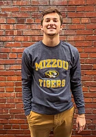 Champion Missouri Tigers Charcoal No1 Design Long Sleeve T Shirt