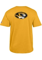 Champion Missouri Tigers Gold Rally Loud Short Sleeve T Shirt