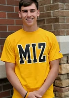 Champion Missouri Tigers Gold Slogan Tonal Logo Short Sleeve T Shirt