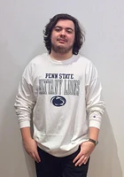 Champion Penn State Nittany Lions White Long Sleeve T Shirt
