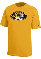 Champion Missouri Tigers Youth Gold Logo Short Sleeve T-Shirt
