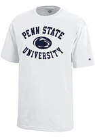 Champion Penn State Nittany Lions Youth White #1 Design Short Sleeve T-Shirt