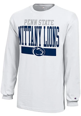 Champion Penn State Nittany Lions Youth White Loud Long Sleeve T-Shirt