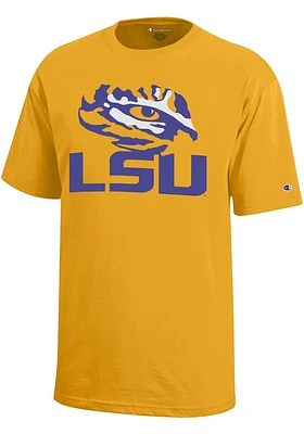 Champion LSU Tigers Youth Gold Eye Logo Short Sleeve T-Shirt