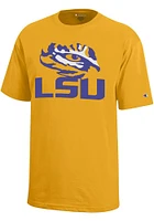 Champion LSU Tigers Youth Gold Eye Logo Short Sleeve T-Shirt