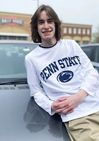 Champion Penn State Nittany Lions White Arch Mascot Long Sleeve T-Shirt