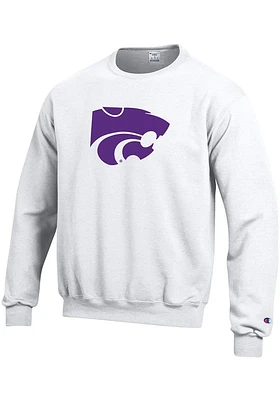 Champion K-State Wildcats Mens Big Logo Long Sleeve Crew Sweatshirt