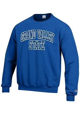 Champion Grand Valley State Lakers Mens Arch Long Sleeve Crew Sweatshirt