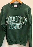 Champion Michigan State Spartans Mens Arch Long Sleeve Crew Sweatshirt