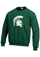 Champion Michigan State Spartans Mens Big Logo Long Sleeve Crew Sweatshirt