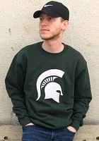 Champion Michigan State Spartans Mens Big Logo Long Sleeve Crew Sweatshirt