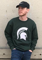 Champion Michigan State Spartans Mens Big Logo Long Sleeve Crew Sweatshirt