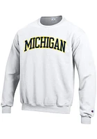 Champion Michigan Wolverines Mens Arch Long Sleeve Crew Sweatshirt