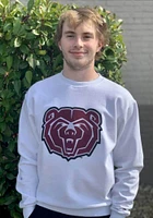 Champion Missouri State Bears Mens White Big Logo Long Sleeve Crew Sweatshirt