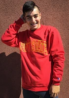 Champion Pitt State Gorillas Mens Red Arch Long Sleeve Crew Sweatshirt