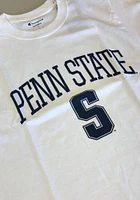 Champion Penn State Nittany Lions White Arch Mascot Alt Logo Short Sleeve T Shirt