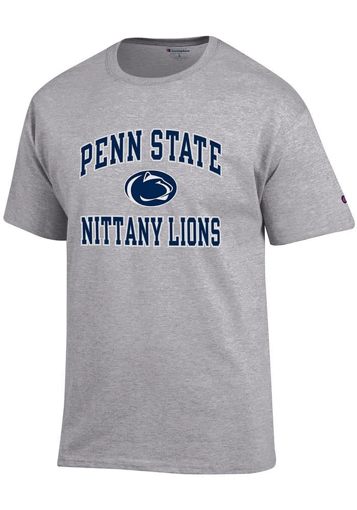 Champion Penn State Nittany Lions Grey No1 Design Short Sleeve T Shirt