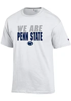 Champion Penn State Nittany Lions White Slogan/Tonal Logo Short Sleeve T Shirt