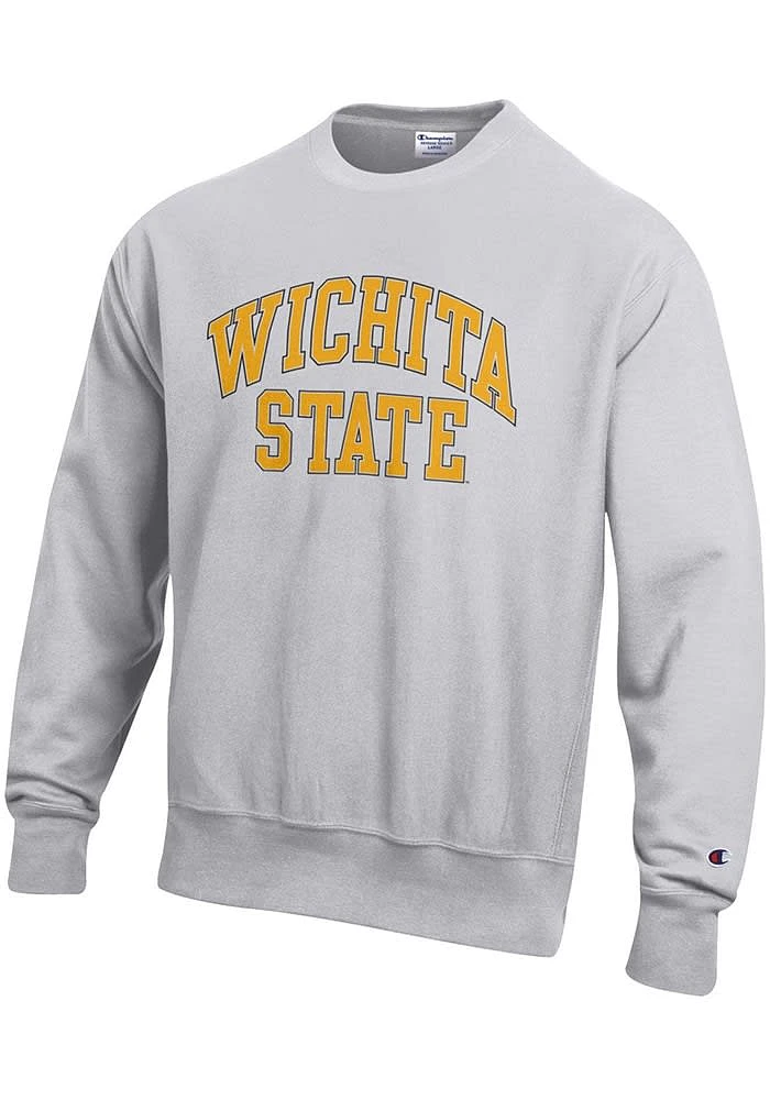 Champion Wichita State Shockers Mens Reverse Weave Long Sleeve Crew Sweatshirt