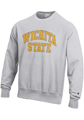 Champion Wichita State Shockers Mens Reverse Weave Long Sleeve Crew Sweatshirt