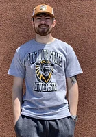 Champion Fort Hays State Tigers Grey No1 DESIGN Short Sleeve T Shirt