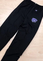 Champion K-State Wildcats Mens Black Open Bottom Sweatpants