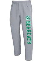 Champion Northwest Missouri State Bearcats Mens Grey Open Bottom Sweatpants