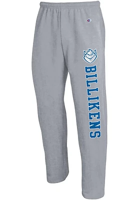 Champion Saint Louis Billikens Mens Grey Open Bottom Sweatpants