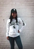 Champion Michigan State Spartans White Arch Mascot Long Sleeve T Shirt