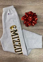 Champion Missouri Tigers Mens Grey Open Bottom Sweatpants