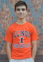 Champion Illinois Fighting Illini Orange Number One Short Sleeve T Shirt