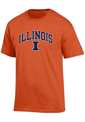 Champion Illinois Fighting Illini Arch Mascot Short Sleeve T Shirt