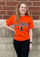 Champion Illinois Fighting Illini Arch Mascot Short Sleeve T Shirt