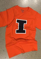 Champion Illinois Fighting Illini Orange Primary Logo Short Sleeve T Shirt