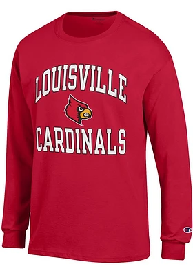 Champion Louisville Cardinals Team Logo Long Sleeve T Shirt