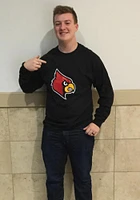 Champion Louisville Cardinals Black Big Logo Long Sleeve T Shirt