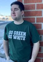 Champion Michigan State Spartans Green Go White Short Sleeve T Shirt