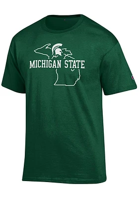Champion Michigan State Spartans Outline Short Sleeve T Shirt